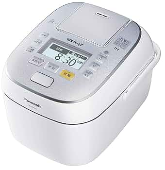 【即発送】Panasonic 炊飯器　おどり炊き　sr-pw107 w Amazon | パナソニック 5.5合 炊飯器 圧力IH式 Wおどり炊き